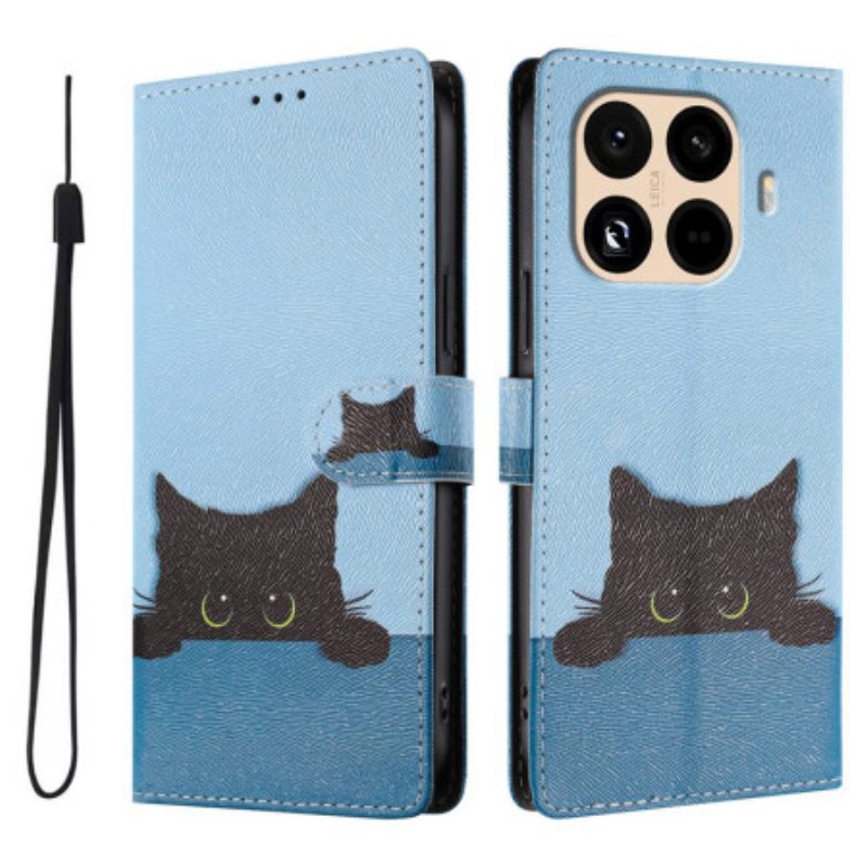 Kotelot Xiaomi 15t Pro Musta Kissa Suojakuori