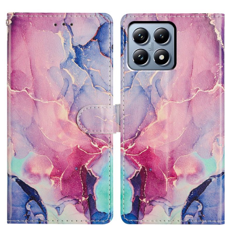 Kotelot Xiaomi 15t Pro Puhelinkuoret Vaaleanpunainen Vihreä Marmori