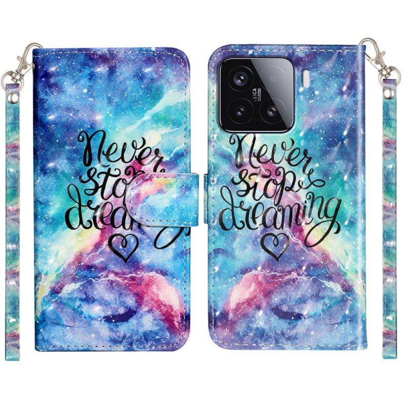 Kuoret Xiaomi 15t Pro Älä Koskaan Lopeta Unelmointia Hihnalla