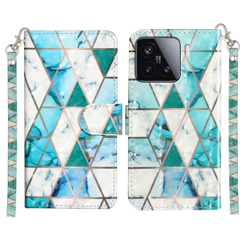 Kuoret Xiaomi 15t Pro Vihreä Marmori Hihnalla