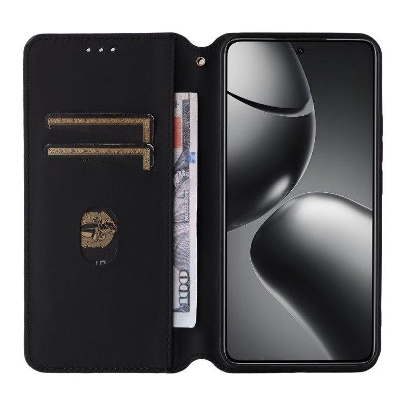 Nahkakotelo Xiaomi 15t Pro Kimalteleva