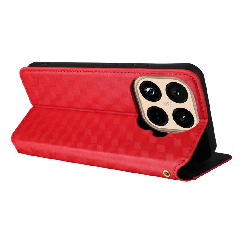 Nahkakotelo Xiaomi 15t Pro Kimalteleva