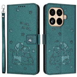 Nahkakotelo Xiaomi 15t Pro Kissakasa Hihnalla