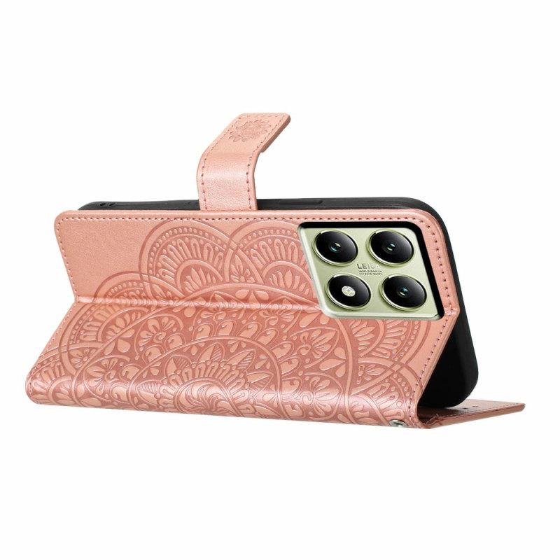 Nahkakotelo Xiaomi 15t Pro Mandala Design