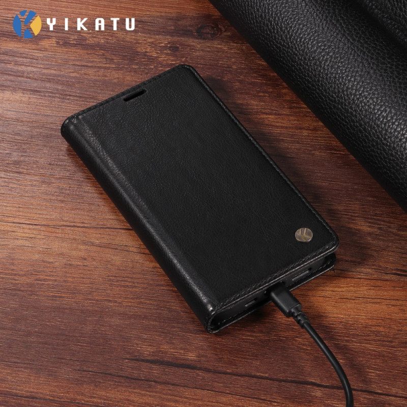 Nahkakotelo Xiaomi 15t Pro Retro Yikatu -tyylinen