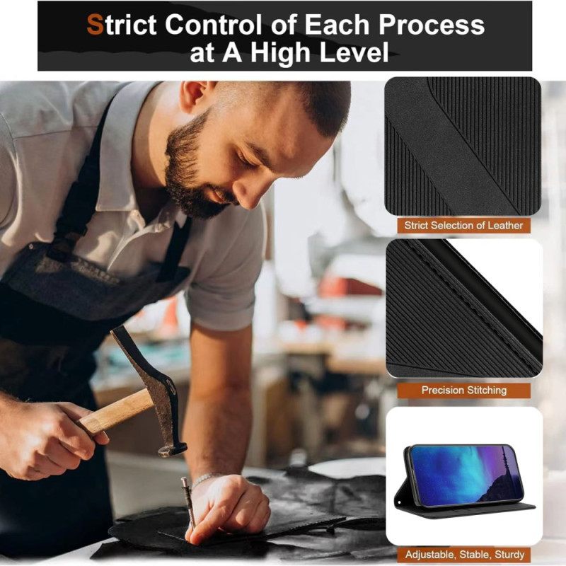 Nahkakotelo Xiaomi 15t Pro S-muotoinen