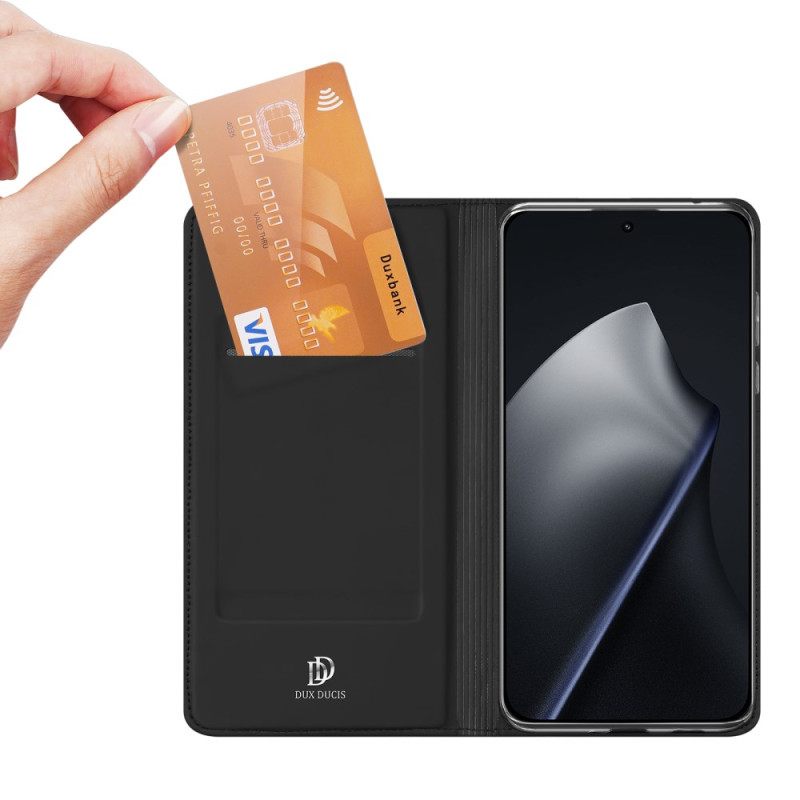 Nahkakotelo Xiaomi 15t Pro Skin Pro -sarja Dux Ducis Suojakuori