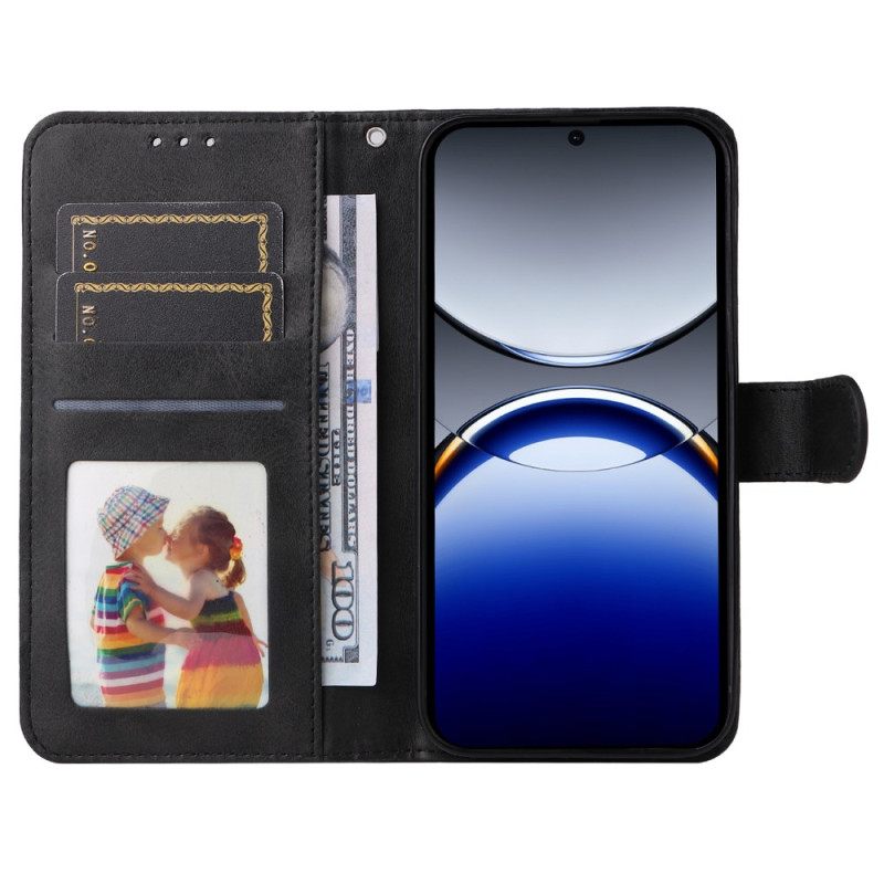 Kotelot Oppo Find X8 Pro Keinonahkaranneke