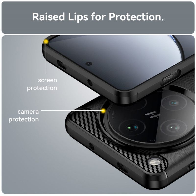 Kuori Oppo Find X8 Pro Harjattu Hiilikuitu