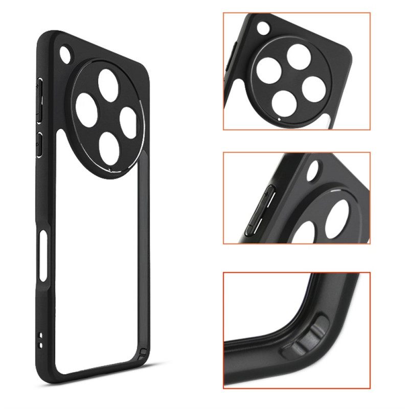 Kuori Oppo Find X8 Pro Kirkas Silikonireunoilla