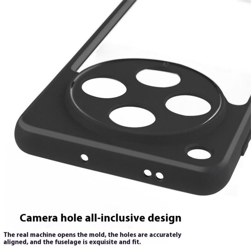 Kuori Oppo Find X8 Pro Kirkas Silikonireunoilla