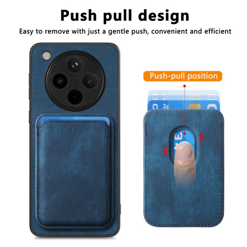 Kuori Oppo Find X8 Pro Retro Irrotettavalla Korttipidikkeellä