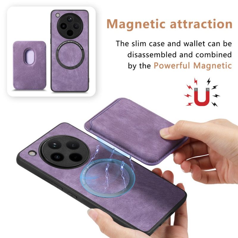 Kuori Oppo Find X8 Pro Retro Irrotettavalla Korttipidikkeellä