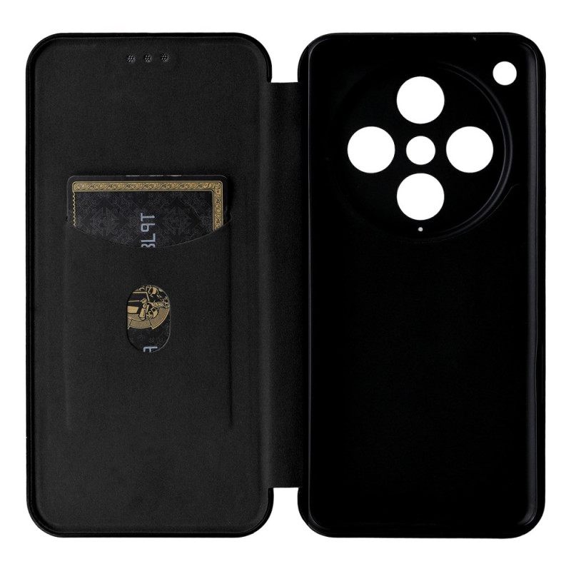 Nahkakotelo Oppo Find X8 Pro Hiilikuitu