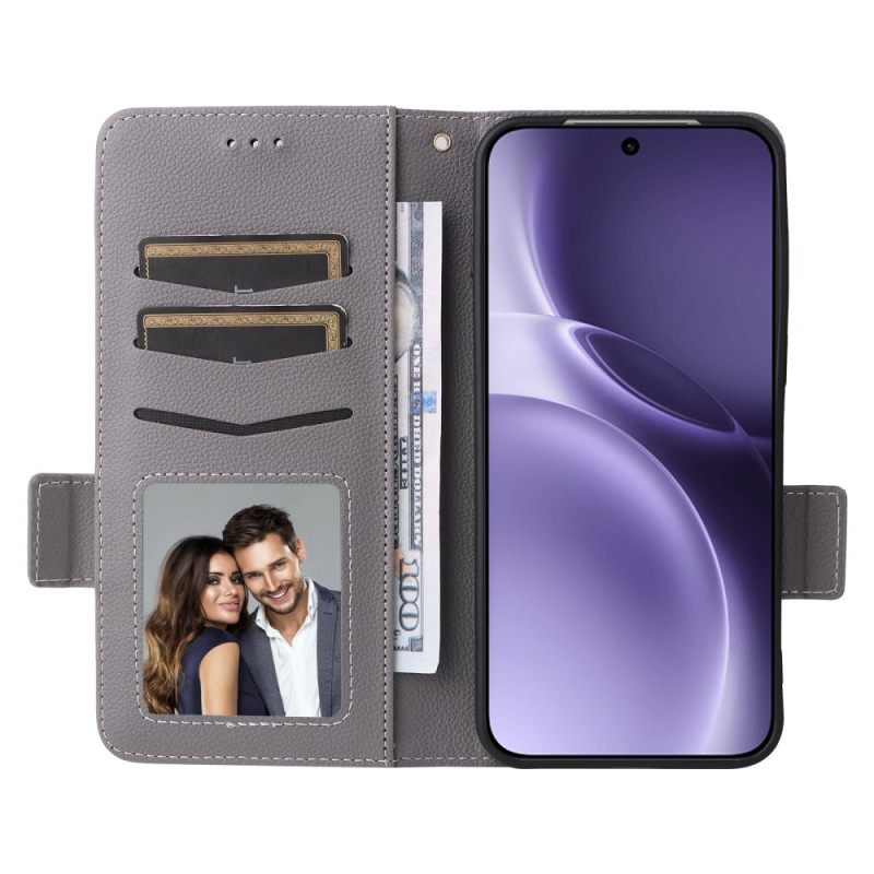 Kotelot Vivo X300 Pro Puhelinkuoret Keinonahkaa Hihnalla