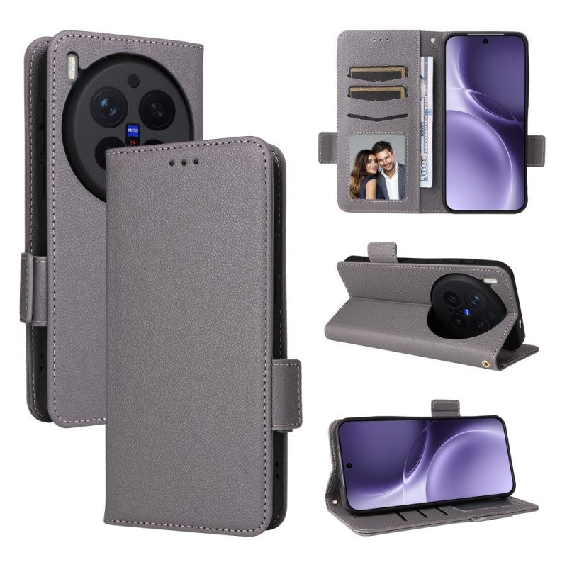 Kotelot Vivo X300 Pro Puhelinkuoret Keinonahkaa Hihnalla