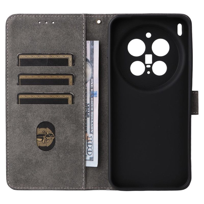 Kotelot Vivo X300 Pro Rfid-suojattu Nahkaefekti