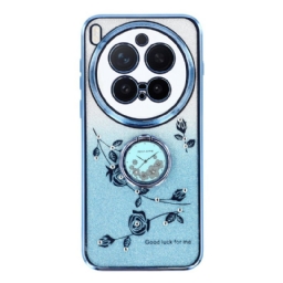 Kuori Vivo X300 Pro Kukka- Ja Strassikuviointisormuksenpidike