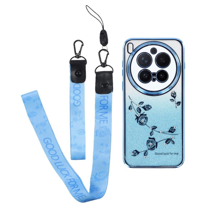 Kuori Vivo X300 Pro Kukka- Ja Strassiremmit