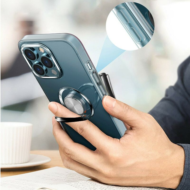 Case iPhone 13 Läpinäkyvä Rengastuella