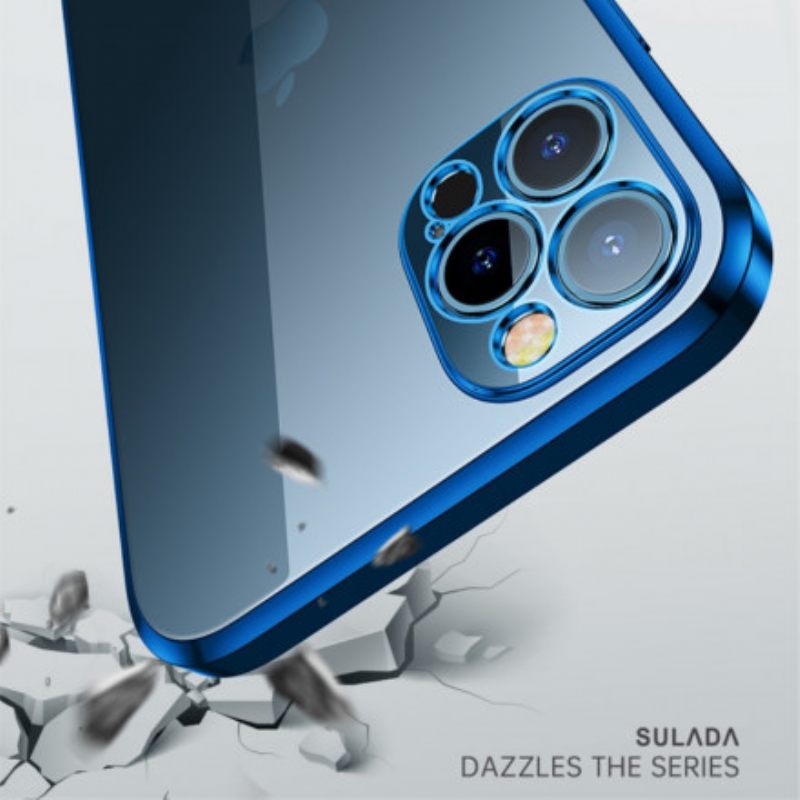 Case iPhone 13 Transparent Edges Style Metal Sulada