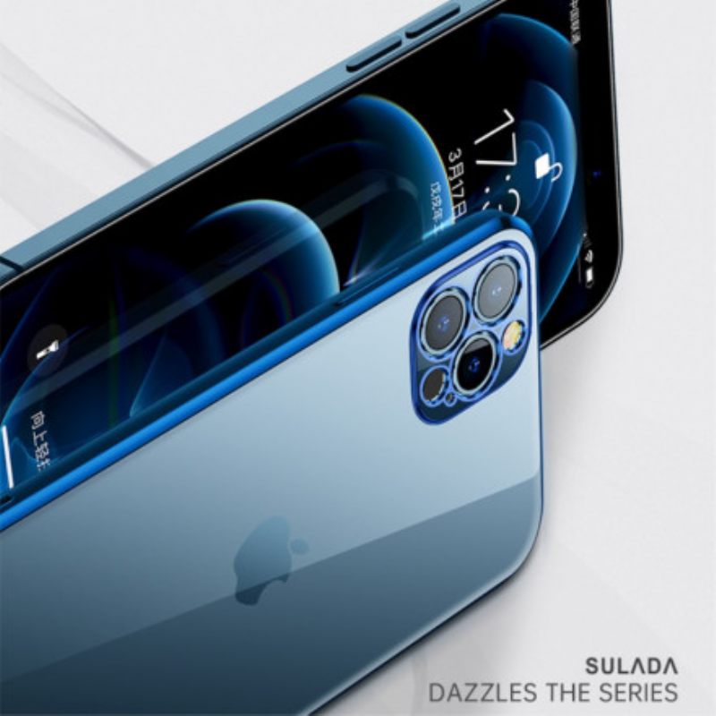 Case iPhone 13 Transparent Edges Style Metal Sulada