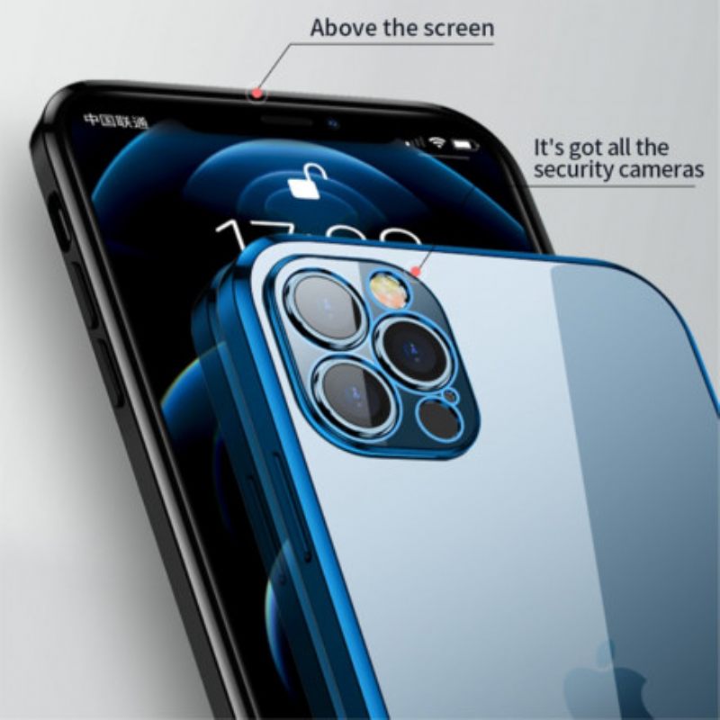 Case iPhone 13 Transparent Edges Style Metal Sulada