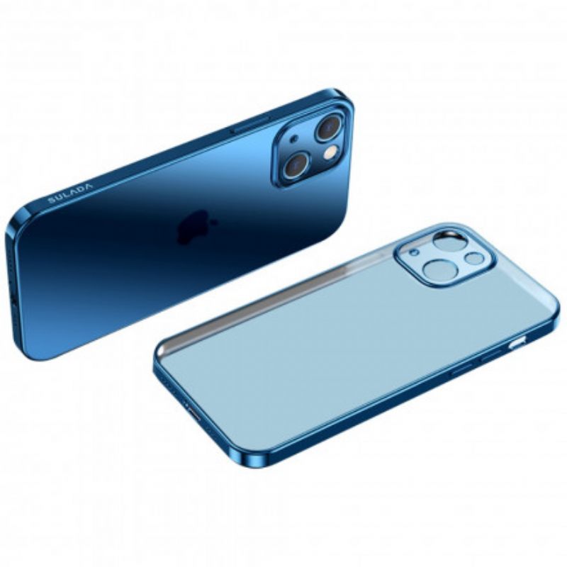 Case iPhone 13 Transparent Edges Style Metal Sulada