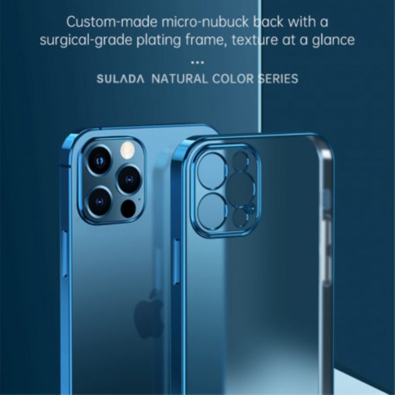 Case iPhone 13 Transparent Edges Style Metal Sulada