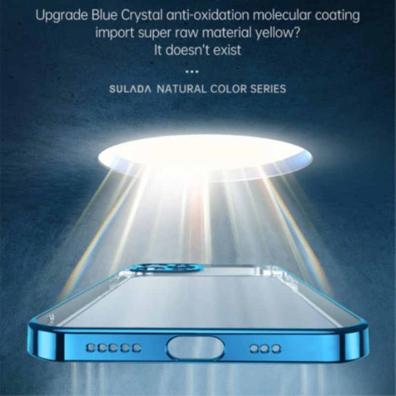 Case iPhone 13 Transparent Edges Style Metal Sulada
