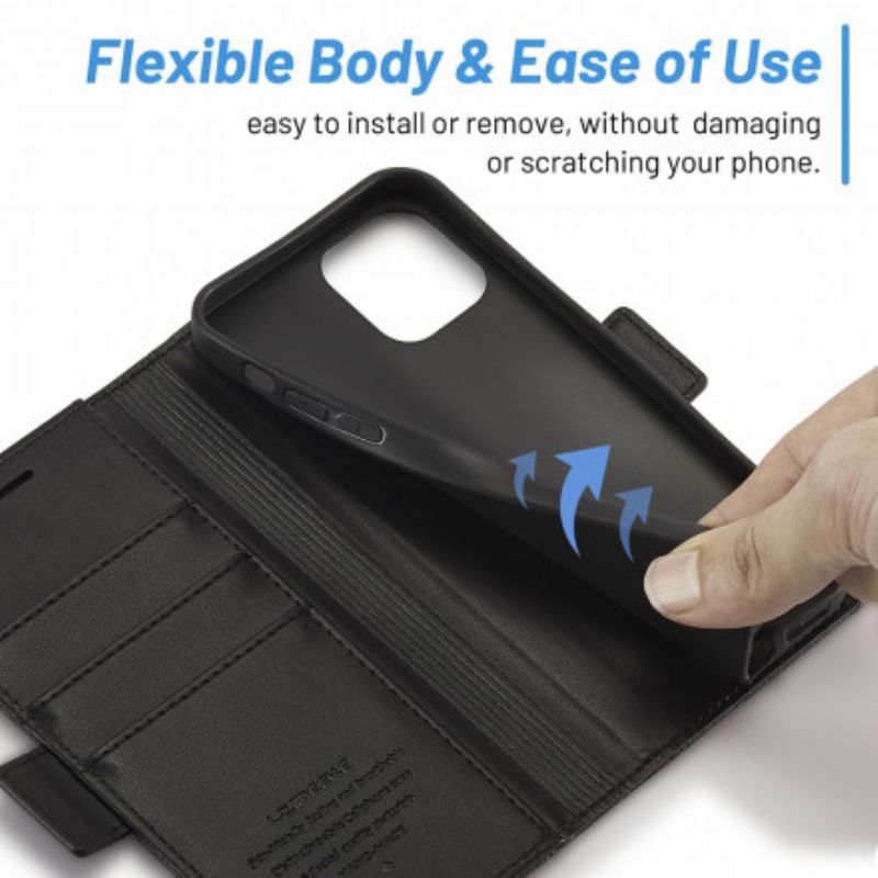Flip Case iPhone 13 Double Clasp Lc.imeeke