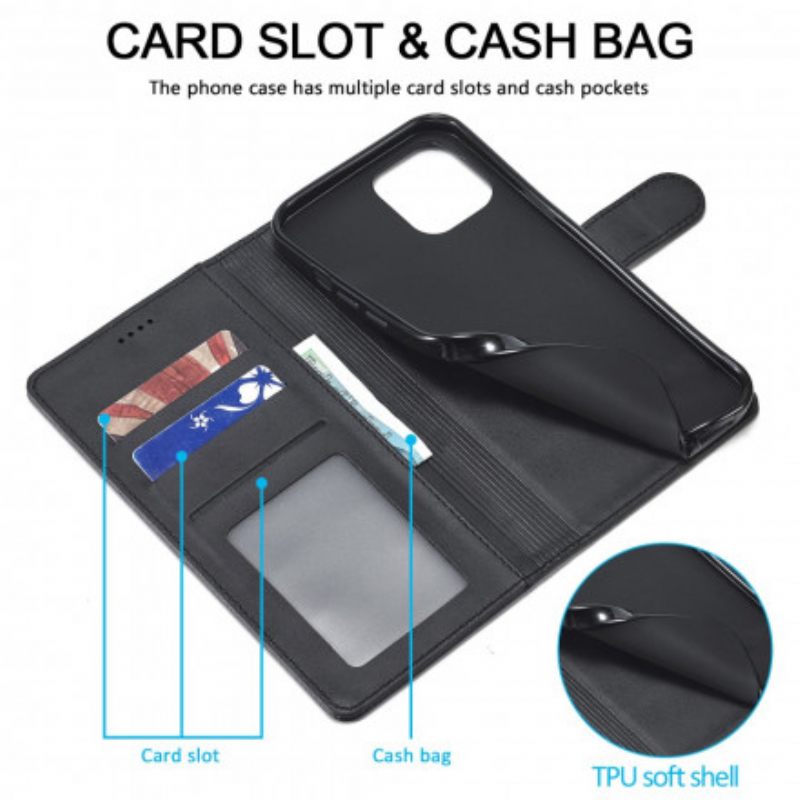 Flip Case iPhone 13 Lc.imeeke Nahkaefekti