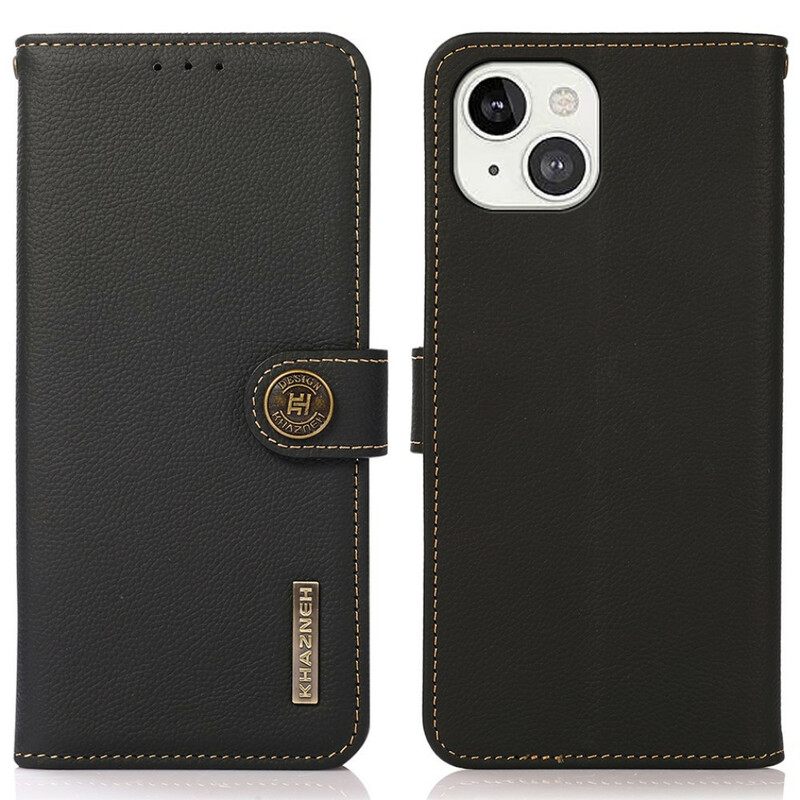 Kotelot iPhone 13 Aito Nahka Khazneh Rfid