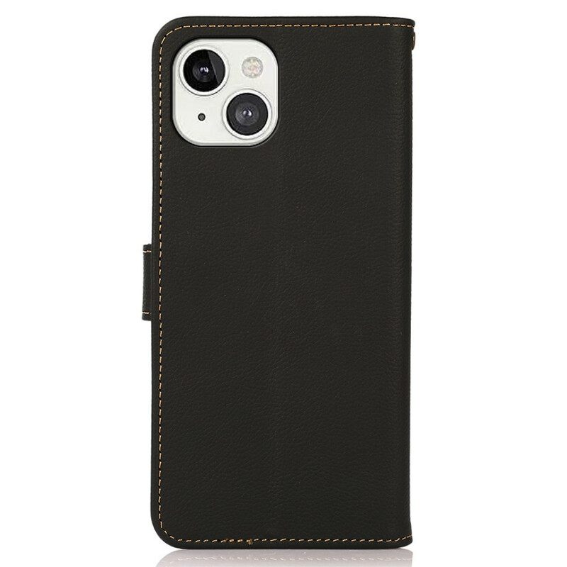Kotelot iPhone 13 Aito Nahka Khazneh Rfid