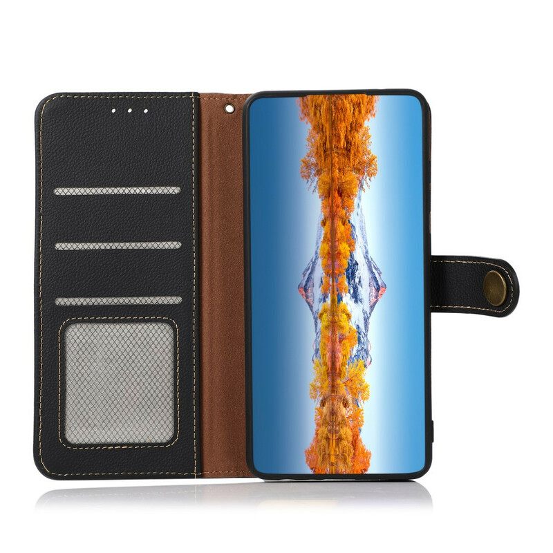 Kotelot iPhone 13 Aito Nahka Khazneh Rfid