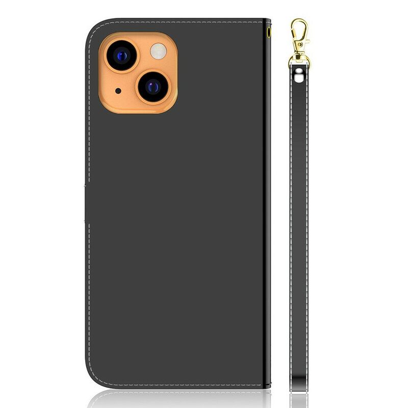 Kotelot iPhone 13 Keinonahkainen Peilin Kansi