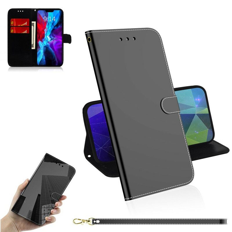 Kotelot iPhone 13 Keinonahkainen Peilin Kansi