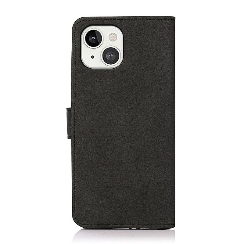 Kotelot iPhone 13 Khazneh Muotinahkaefekti