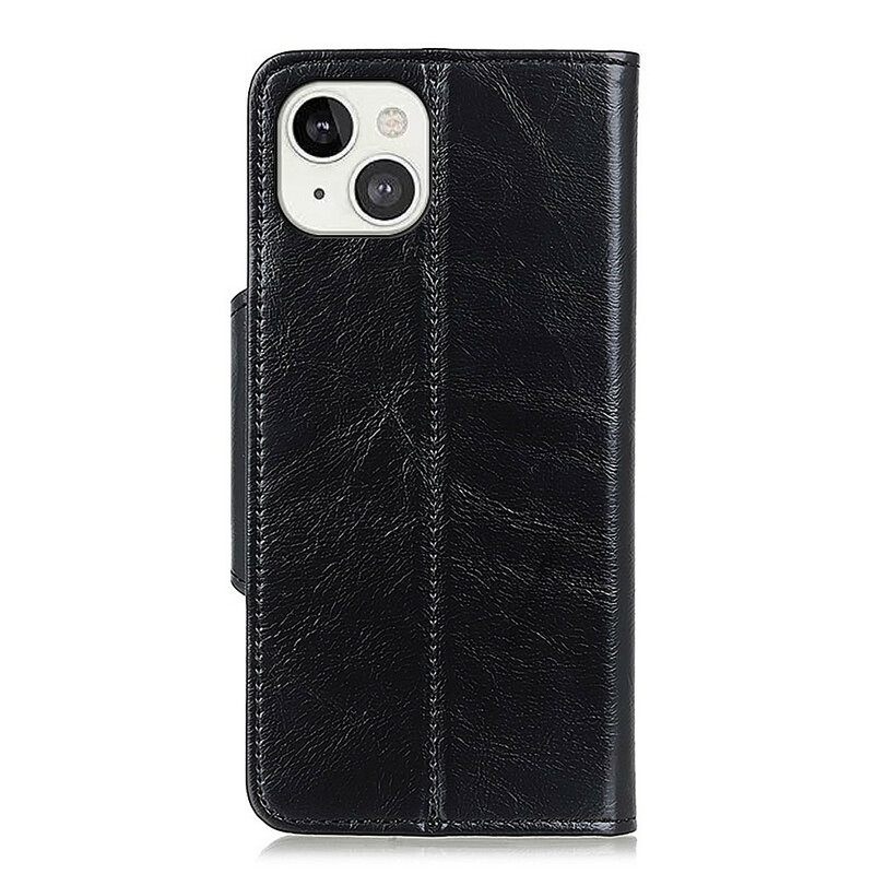 Kotelot iPhone 13 Kiiltävä Keinonahka Khazneh