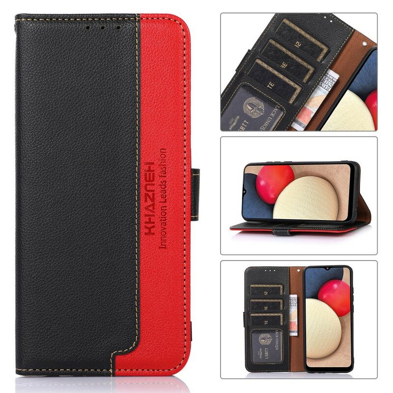 Kotelot iPhone 13 Lychee Style Rfid Khazneh