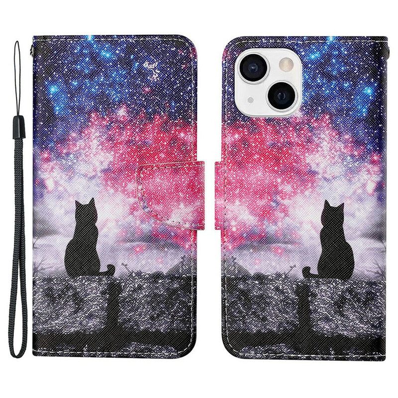 Kotelot iPhone 13 Skylight Cat