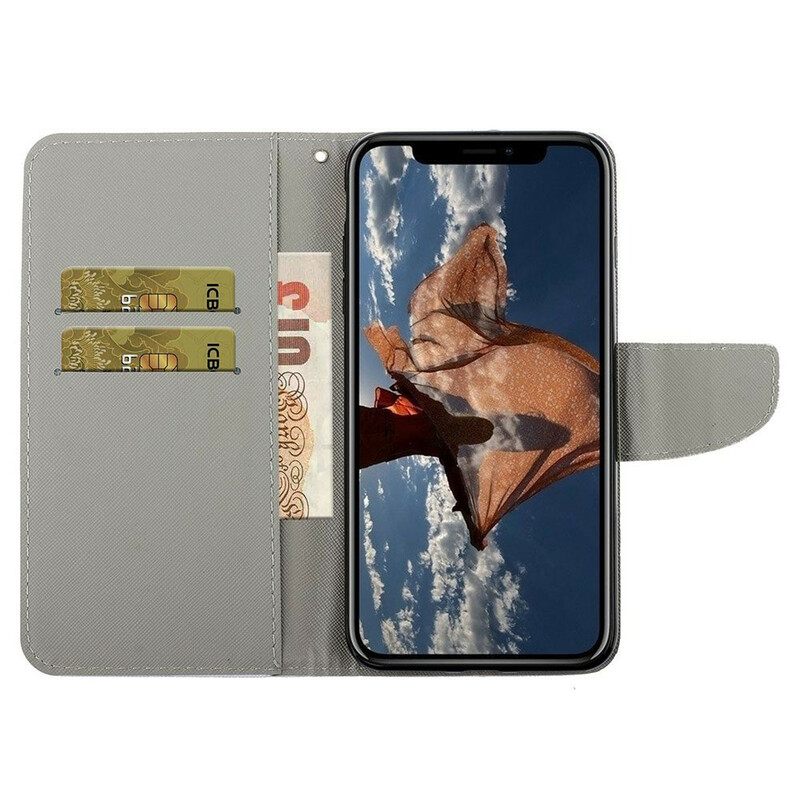 Kotelot iPhone 13 Skylight Cat