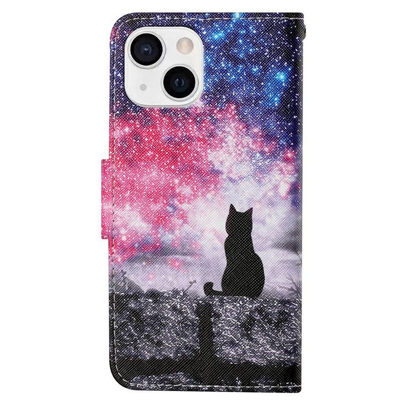 Kotelot iPhone 13 Skylight Cat