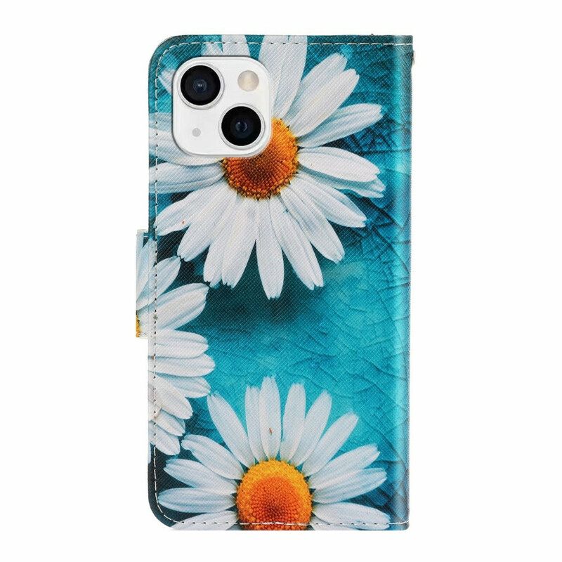 Kotelot iPhone 13 Suojaketju Kuori Thong Daisies