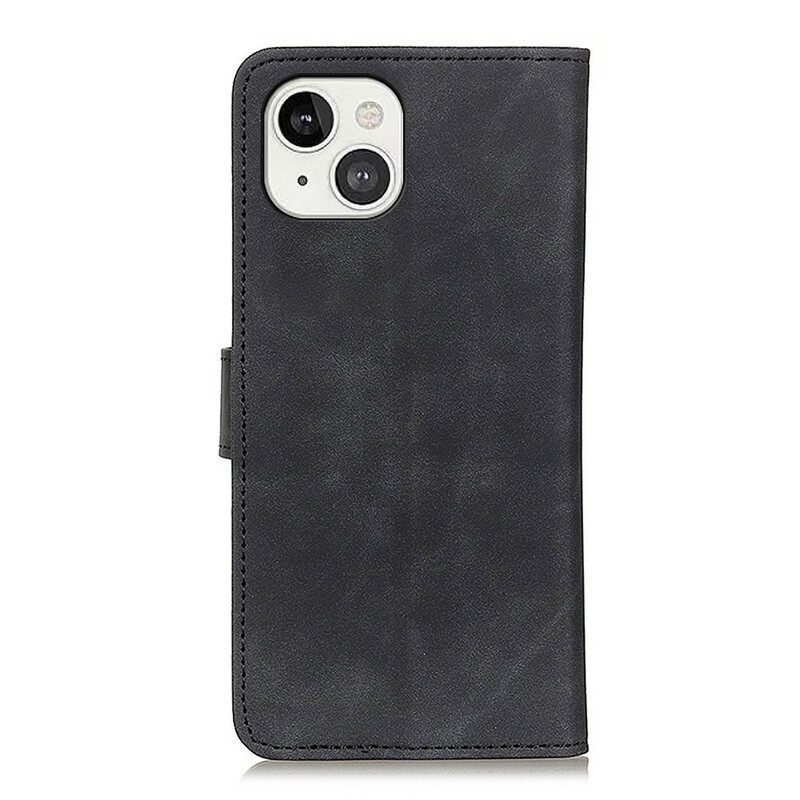 Kotelot iPhone 13 Vintage Leather Effect Khazneh