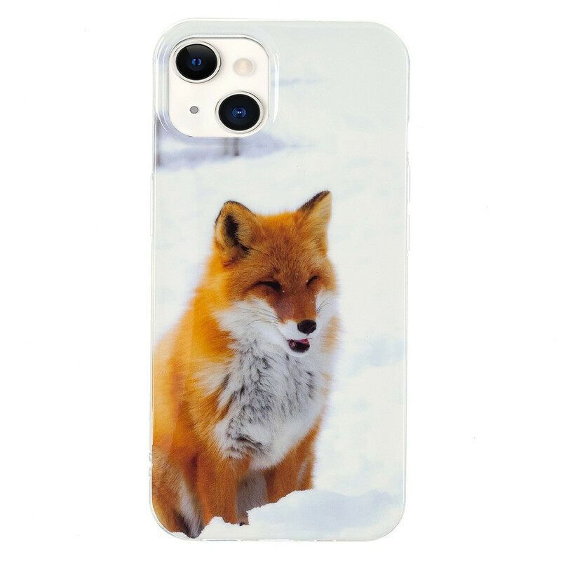 Kuori iPhone 13 Fluoresoiva Kettu