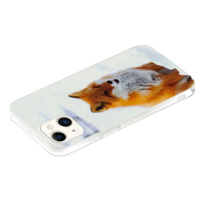 Kuori iPhone 13 Fluoresoiva Kettu