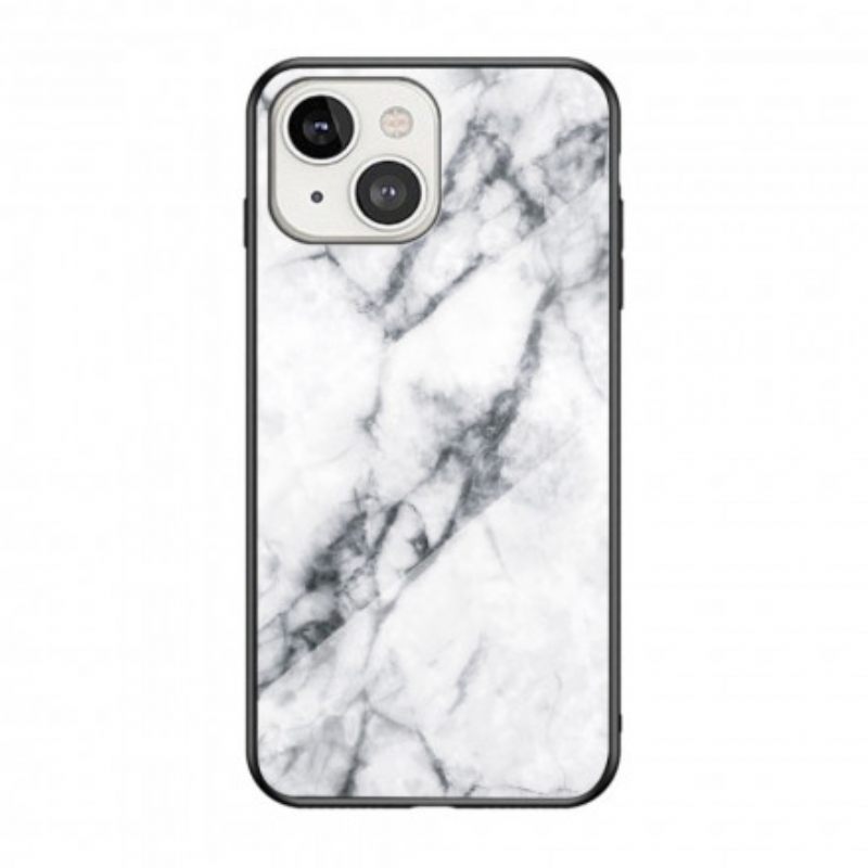 Kuori iPhone 13 Tempered Glass Marble Colors