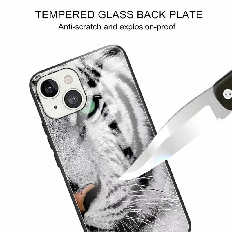 Kuori iPhone 13 Tiger Tempered Glass