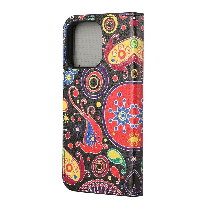 Nahkakotelo iPhone 13 Design Galaxy